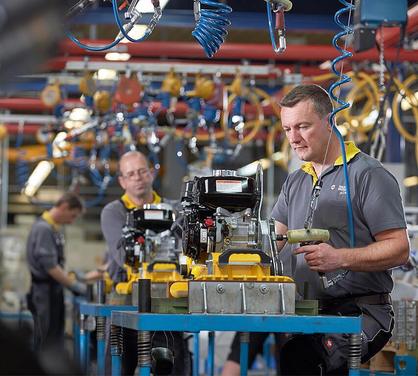 Wacker Neuson production hall in Reichertshofen, Germany